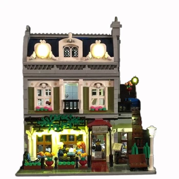 

Vonado Battery Operated LED Light Building Block Accessory Kit for Restaurante Parisino Set 10243 City Street Parisian