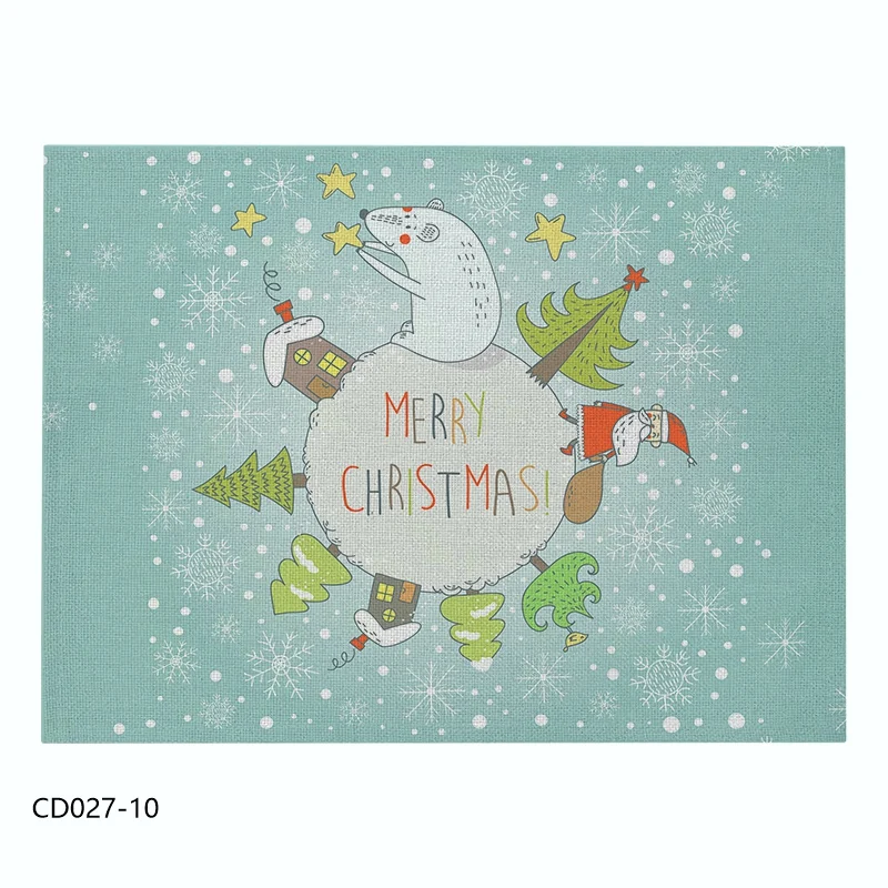 CD027-10 4/6/8/10 шт. рисунком попугая; Кухня обеденный стол коврик Coaster хлопок бельевые прокладки подставки для чашек 42x32 см домашний декор - Цвет: CD027-10