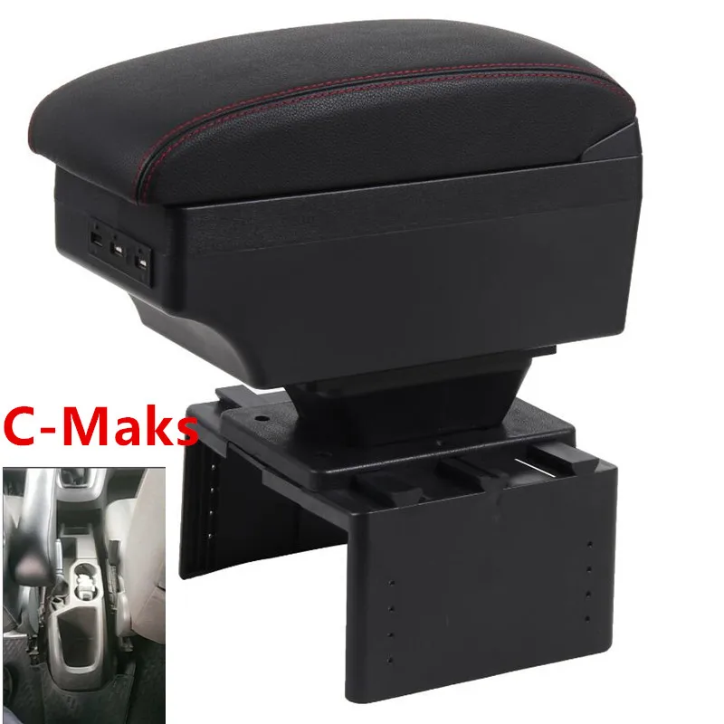 

Universal Armrest Box For Ford Fokus C-Maks armrest box with usb double layer