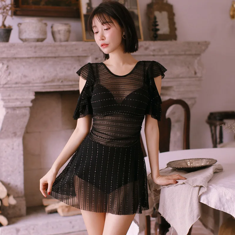 Women's Beach Outings 2018 Woman Swimsuit Women Swimwear 2019 One Piece Bikinis Female Plus Size Swimsuits With Skirt Style Women's Beach Outings 2018 Woman Swimsuit Women Swimwear 2019 One Piece Bikinis Female Plus Size Swimsuits With Skirt Style