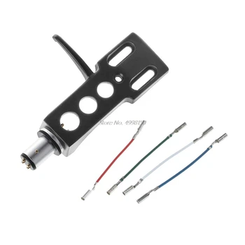 

Drop Wholesale Turntable Headshell Mount Universal LP Phono Cartridge Replacement Phonograph Head Holder Stylus Lead Wire