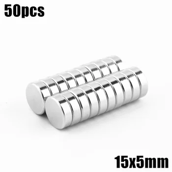 

15x5 mm Neodymium Magnet 50pcs Mini Small Magnet Strong Powerful Permanent NdFeB Super Strong Powerful Magnetic