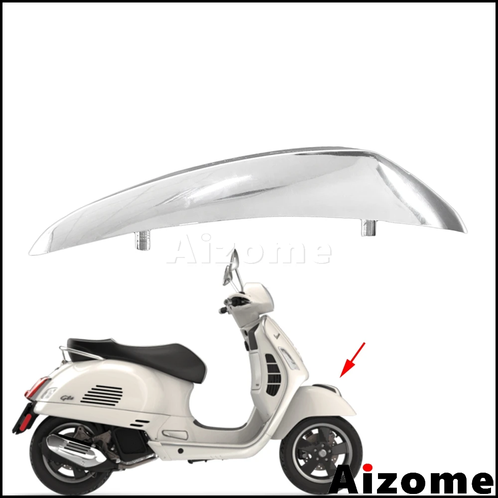 Motorcycle Scooter Front Mudguard Bumper For Vespa Gts 125cc 250cc S 50cc  125cc 150cc Front Fender Crest - Motorcycle Mudguards - AliExpress