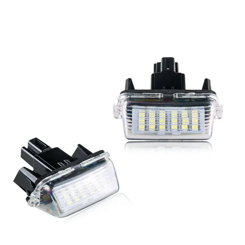 2X 18LED DC 12V номерного знака светильник Водонепроницаемый для Toyota Camry Prius 6000K