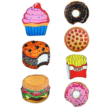 

Multifunction Summer Large Round Beach Towel Fashion Colorful Print Tablecloth Shower Floor Mat Home Tapestry Shawl Cover-up