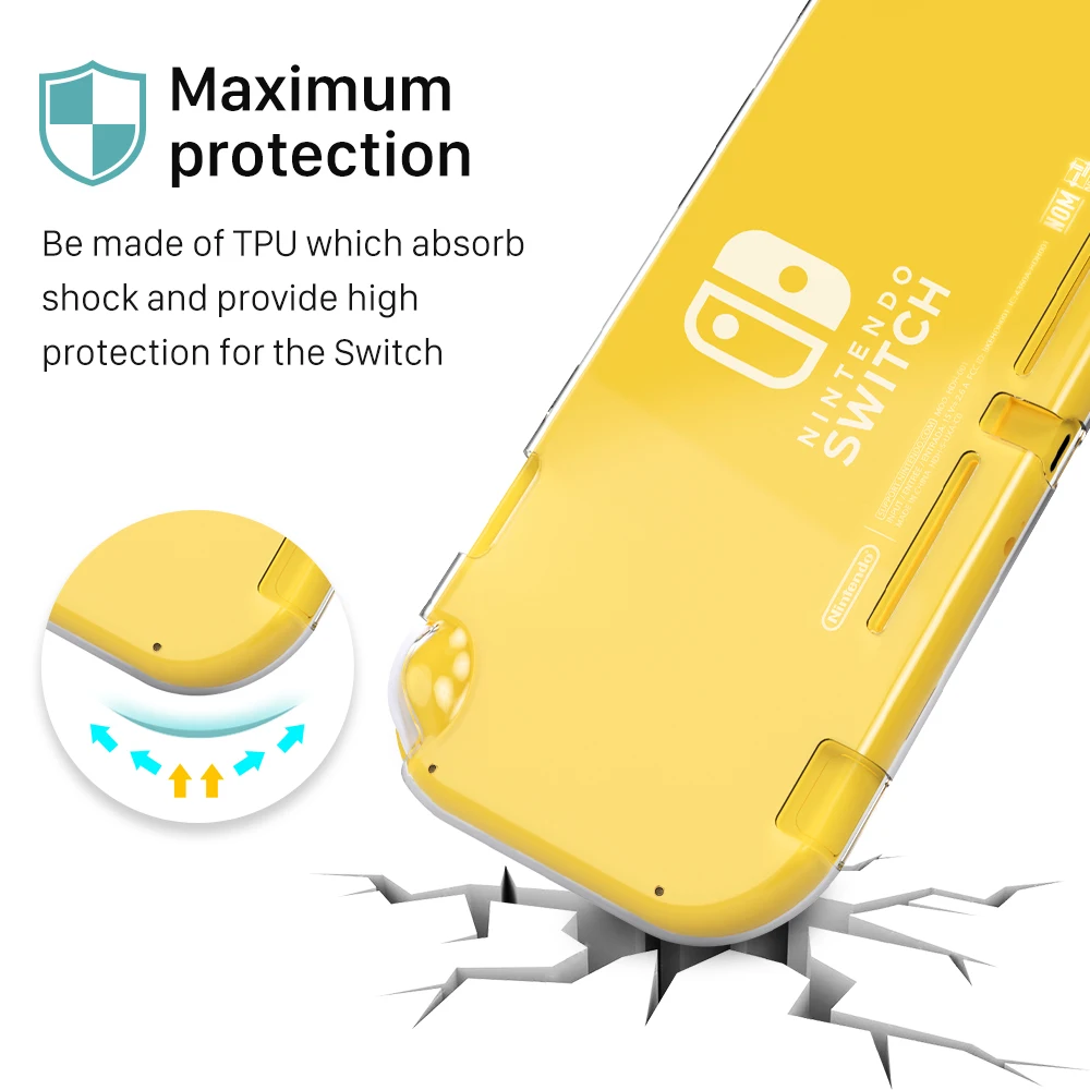 YOSH nintendo Switch Lite ТПУ защитный чехол мягкая ручка с защитой от царапин