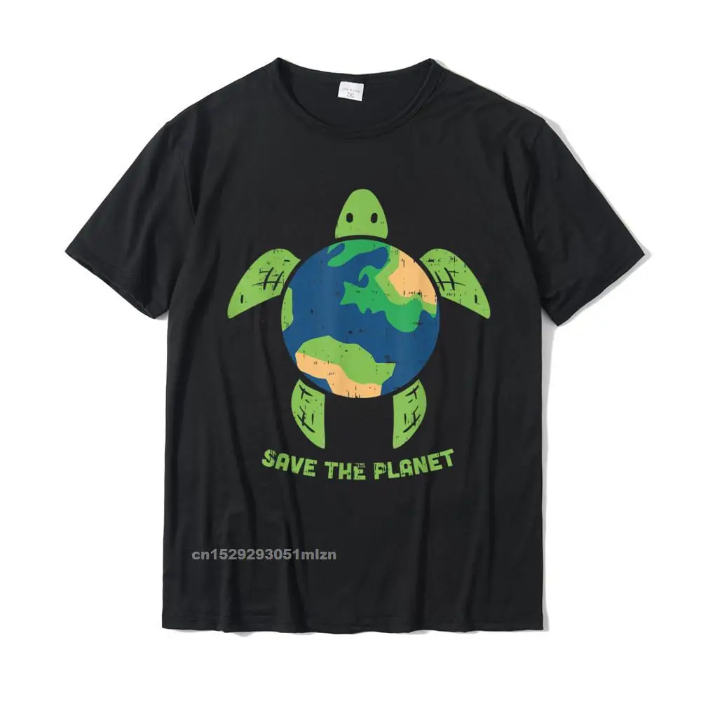 Save The Planet Earth Day Environment Recycle Ocean T-Shirt Cotton Print Top Shirt Cheap Maglietta Maschile Casual