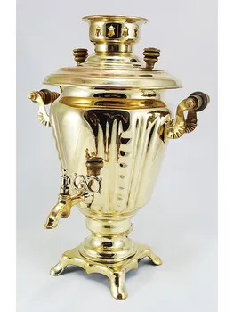 

Samovar electric, brass, glass, 3 liters