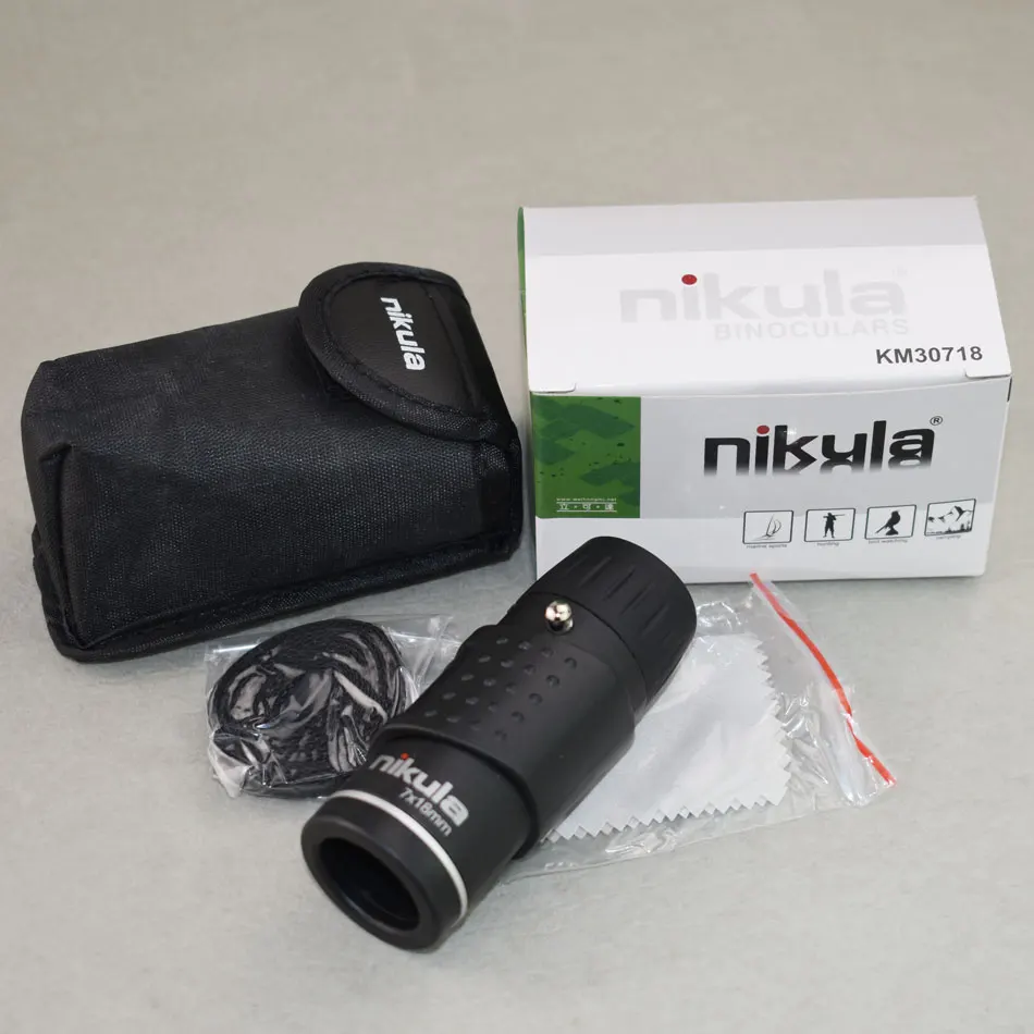 Nikula 7X18 мини монокулярный телескоп подлинный мощный портативный ручной открытый