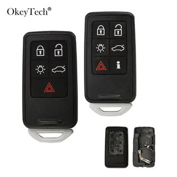 

Okeytech 5/6 Buttons Remote Flip Folding Car Key Shell Case For Volvo XC70 XC90 V50 V70 S60 S80 C30 Car Accessories Replacement