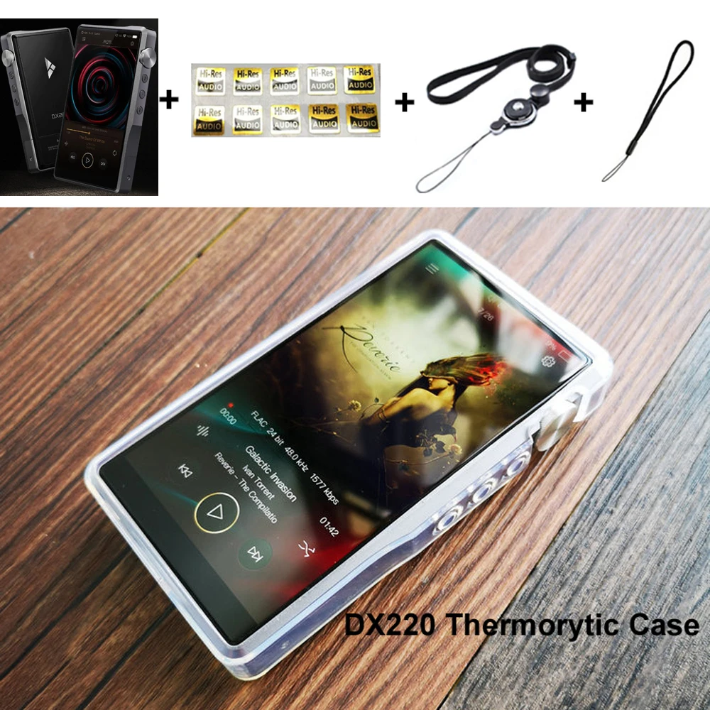 Прозрачный чехол из ТПУ для IBASSO DX220 защита экрана спереди закаленное стекло и