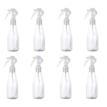 

Botique-8 Pack Cleaning Spray Bottle Landscape Fine Empty Mist Spray Bottle Trigger Water Bottle Watering Garden 200Ml