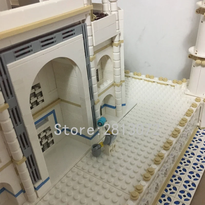 17008 17001 Taj Mahal architecture set CREATOR 3508 шт. модели строительные блоки кирпичи игрушки Совместимые 10256 10189
