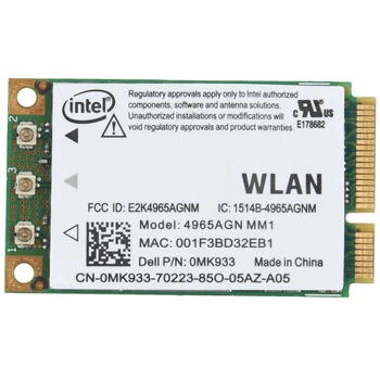 

New Wifi Wireless Card 4965AGN MM1 for Dell Latitude D520 D530 D630 D820