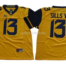 Новое поступление, высокое качество, Западная Виргиния#13, Молодежная Футболка для колледжа, трикотажные изделия, S-XXXL