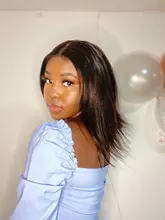 Hueso recto frente de encaje pelucas de cabello humano transparente peluca Frontal de encaje T parte Remy brasileño recto peluca con malla Frontal 28 30 pulgadas