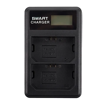 

Lcd Usb Dual Battery Charger For Sony Np-Fz100 Ilce-9 A9 A7Riii A7Iii A7Rm3