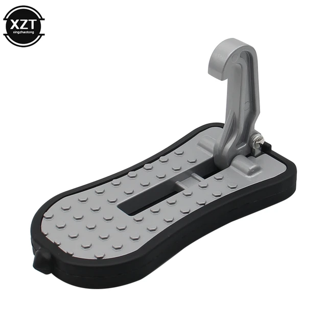 Pedal de paso de puerta de coche plegable Universal, escalera de equipaje  de techo automático, enganchado, clavijas de pie, martillo de seguridad para  puerta - AliExpress