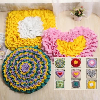 

Pet Dog Snuffle Mat Bite Rresistant Pet Puzzle Toy Washable Pet Sniffing Interactive Training Blanket Pet Slow Feeding Mat