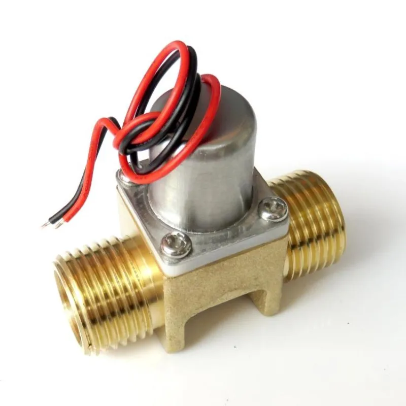 1/" фитинги BSP с наружной резьбой один способ водный Впускной Электрический Импульсный электромагнитный клапан DC 4,5 V-6 V 500mA писсуар Садоводство, санитарно-техническое оборудование
