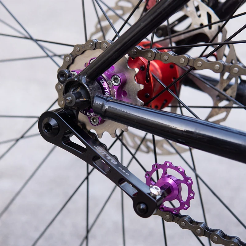 ZTTO велосипедный односкоростной натяжитель цепи конвертер с регулируемым велосипедным шкивом Jockey колесо для MTB велосипеда