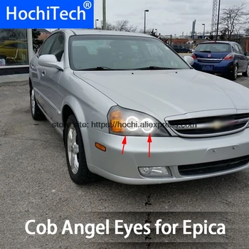 

For Chevrolet Chevy Epica Magnus 2000-2005 COB Led day Light White Halo Cob Led Angel Eyes Ring Error Free Ultra bright