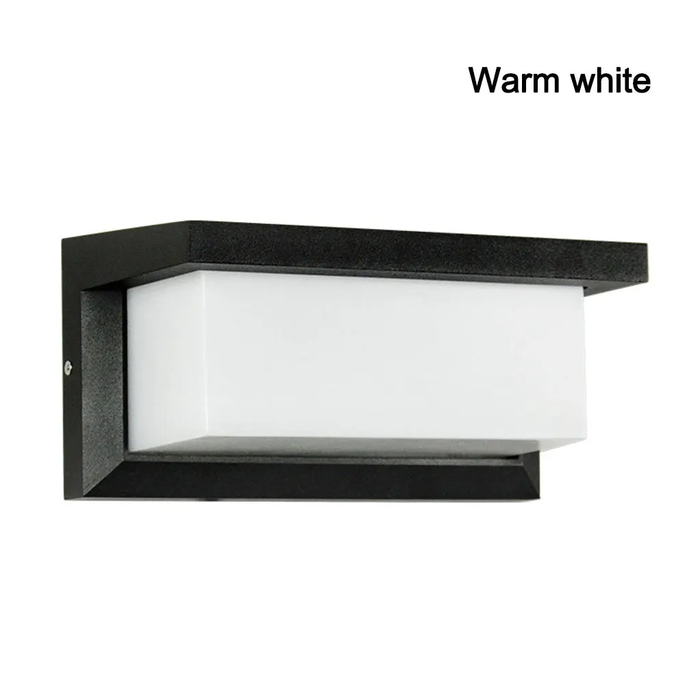 

12W LED Outdoor Wall Light Wall Mounted Modern Lamp AC85-265V Waterproof Outdoor Lighting For Garden Home New