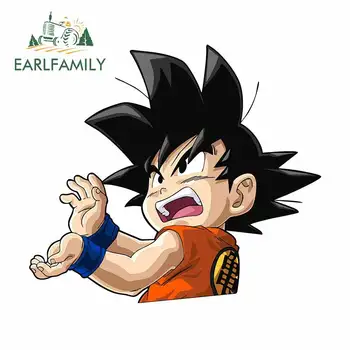 

EARLFAMILY 13cm x 11.5cm For Dragon Ball Peeking Car Stickers Motorcycle Fine Decal Waterproof Sunscreen Occlusion Scratch