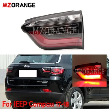 

MZORANGE Rear Tail Light Left/Right Brake Light Rear Bumper Light Tail Stop Lamp assembly For Jeep compass 2017 2018