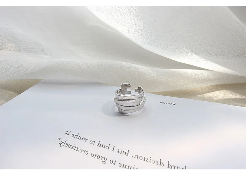 925 пробы серебряные корейские кольца для женщин INS стиль изменяемый ручной работы палец кольцо Bijoux Joyas De Plata Aneis ювелирные изделия