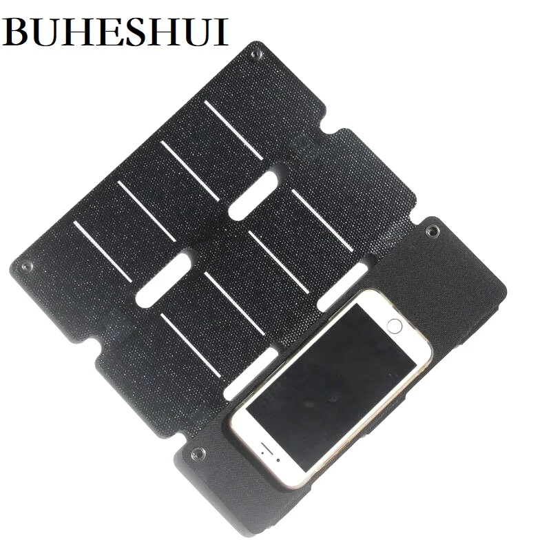 BUHESHUI 16 Вт 5 В складная солнечная панель зарядное устройство портативное двойное USB Солнечное зарядное устройство для iphone/power Bank Солнечная энергия Открытый водонепроницаемый