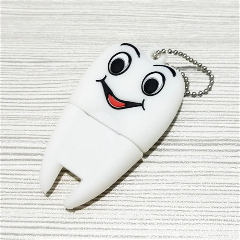 Флэш-накопитель подарок зубы Милая модель 8 ГБ/16 ГБ/32 ГБ/64 ГБ Usb флэш-накопитель зуб