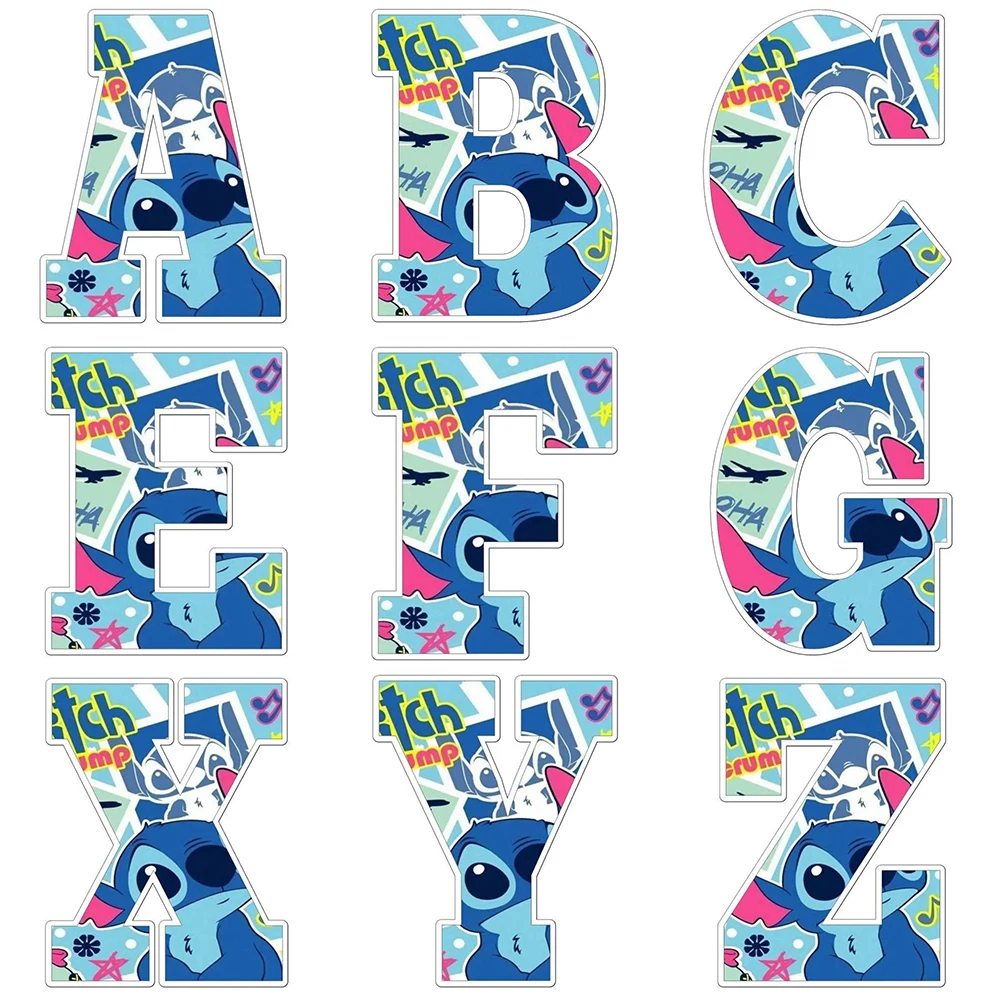 Disney 5D DIY Diamond Painting New Letter Text Rhinestones Diamond Embroidery Sale Cartoon Lilo & Stitch Mosaic Home Craft Kit