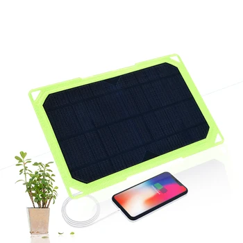 

ETFE Solar Charger 5v Portable Solar Panel 7w Solar Cell for Mobile Phone Power Bank USB Charger Waterproof Hiking Camping