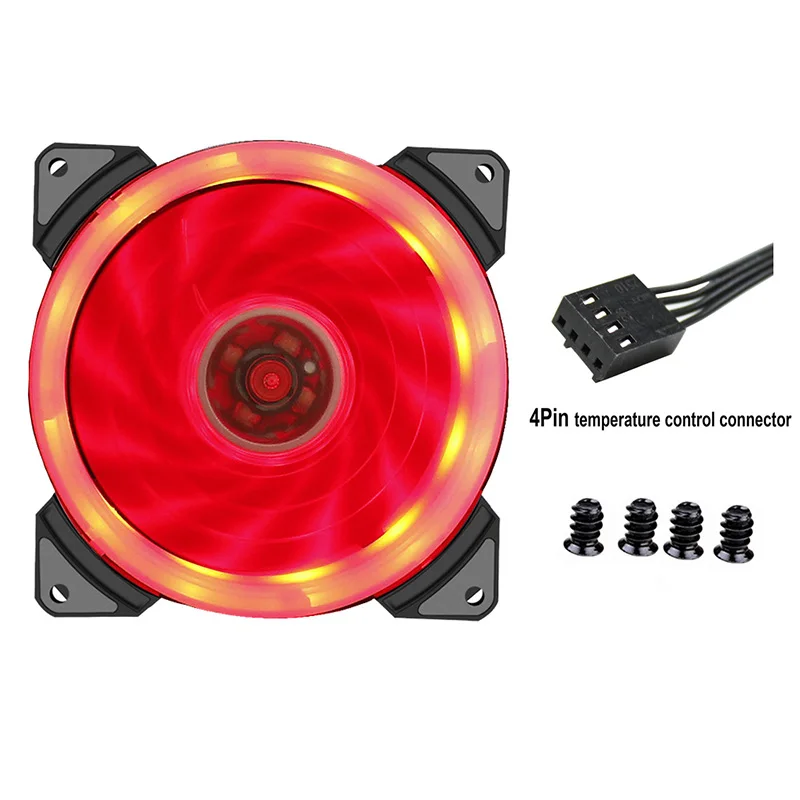 Ventilador Refrigerador da Caixa do Computador Luz Dobro do Halo pc Processador Central de Gpu 9cm 92 mm 90 mm 4pin 3pin 12v 9225 92x92x25 mm - Imagem 2