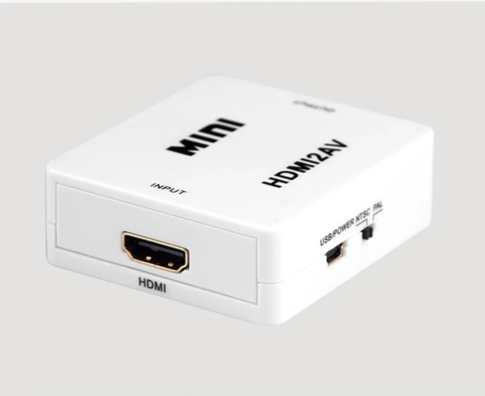 Full HD Video Converter 1080P HDMI to AV Mini Adapter HDMI2AV AV to HDMI Video Audio CVBS Adaptor for HDTV PS3 PS4 PC DVD Xbox
