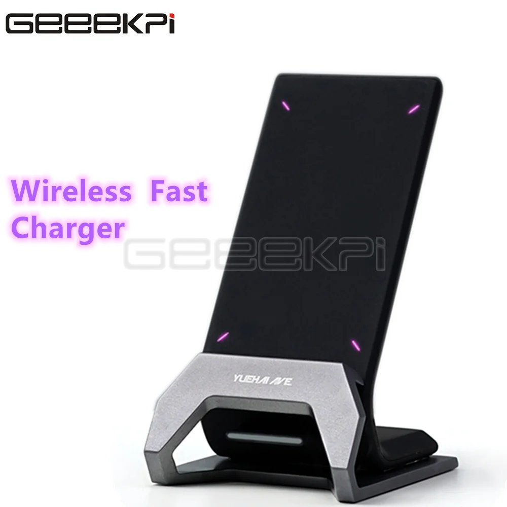 GeeekPi 15 Вт Milestone Беспроводное зарядное устройство для SE 2020 11 Pro Max XS Samsung Galaxy S20 Ultra Plus
