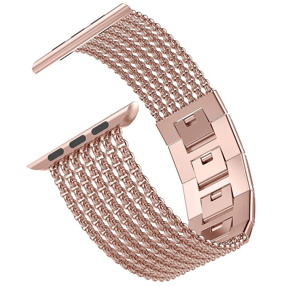 

For Apple Watch Band 38mm iWatch Mesh Loop Milanese Stainless Steel Band Replacement Strap Wristbands for Apple Watch