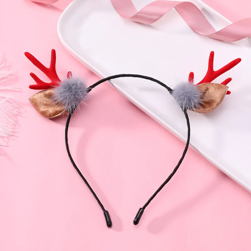 LEVAO рога оленя для волос заколки для волос Рождественский головной убор вечерние аксессуары для волос Симпатичные повязки для волос повязки на голову - Цвет: M