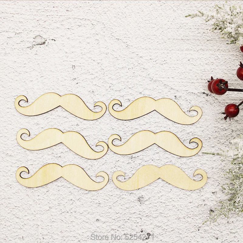 

Wooden Mustache Shape for Crafts and Decoration - Laser Cut - Moustache Party - It'S A Boy - Moustache Topper