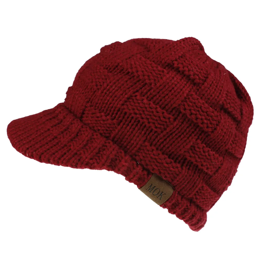 Женские шапки, зима, бейсбольная кепка, шапка, новинка, для женщин и девушек, сохраняющая тепло, Зимняя Повседневная вязаная шапка, шапка для катания на лыжах, gorras mujer