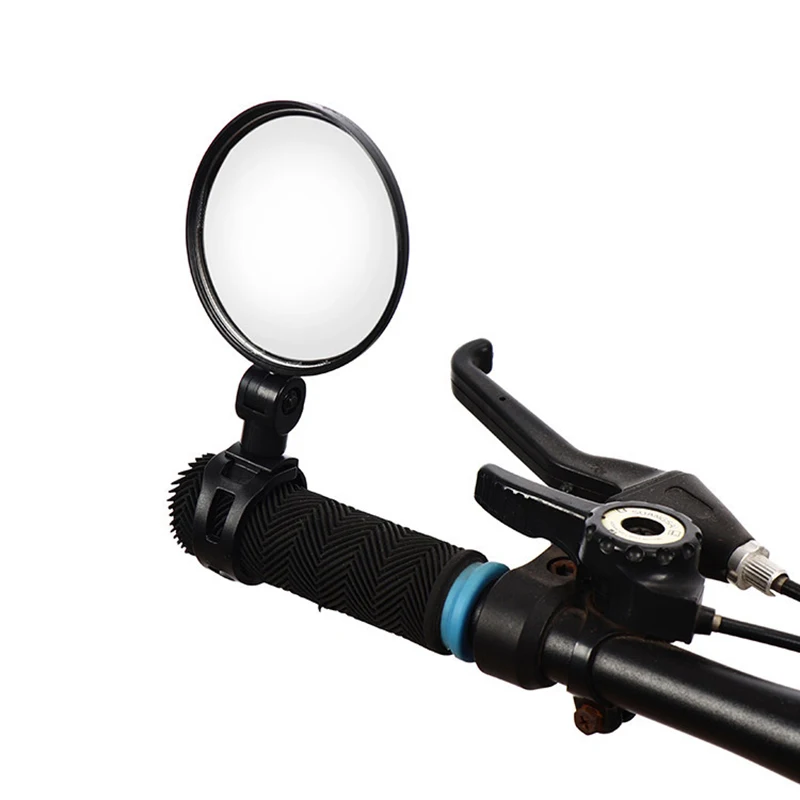 

Bicycle Rearview Handlebar Mirrors Cycling Rear View MTB Bike Silicone Handle Rearview Mirror