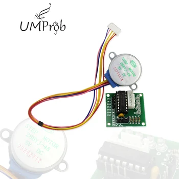 

5V 4 Phase DC Gear Stepper Motor 28BYJ-48 + ULN2003 Driver Board for arduino Diy Kit