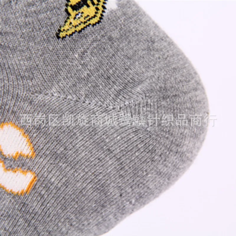 Женские носки Gudetama аниме ленивое яйцо мультфильм смешная Новинка белые