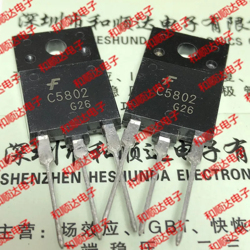 10 шт./лот C5802 2SC5802 новые имеющиеся TO-3PF 1500V 10A