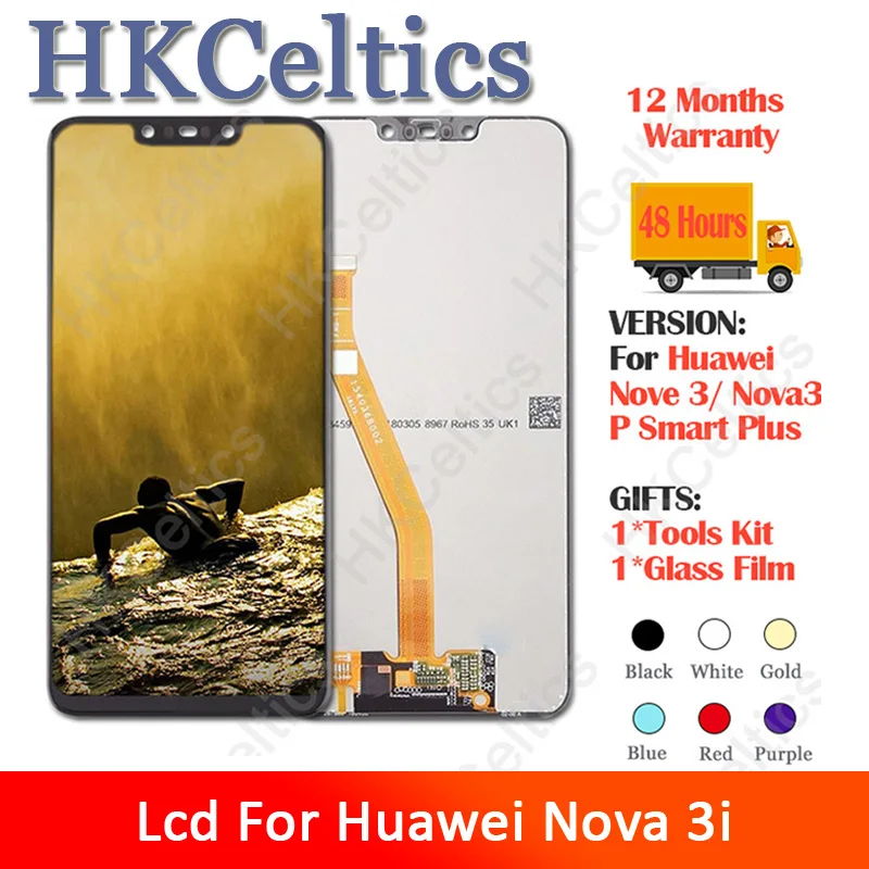 Оригинальный ЖК дисплей для huawei Nova 3i + сенсорный экран INE LX2 L21 сменный 3 lcd PAR LX1 LX9