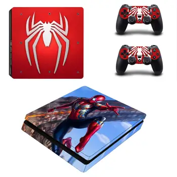 

Avengers Spiderman PS4 Slim Stickers Play station 4 Skin Sticker Decals For PlayStation 4 PS4 Slim Console and Controller Skins