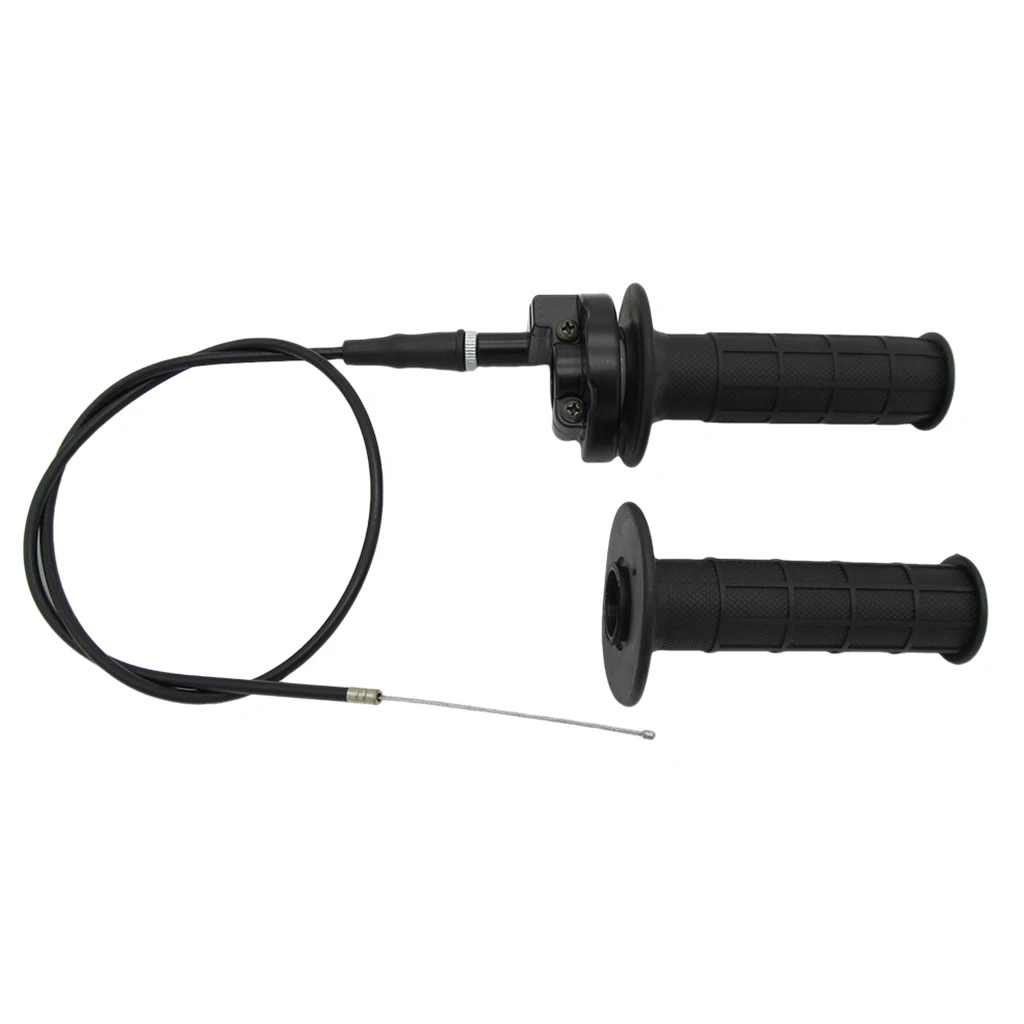 Motorcycle Twist Throttle Grip Tube & Cable for 110cc-250cc Mini ATV Quad Pit Dirt Bike