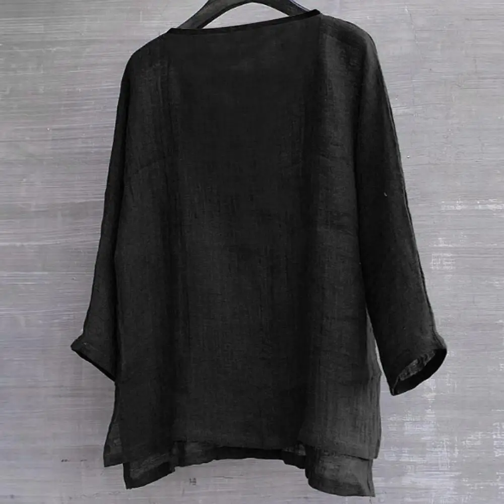 Mens Brief Breathable Comfy Solid Color Long Sleeve Loose Casual T shirt Blouse 8.13