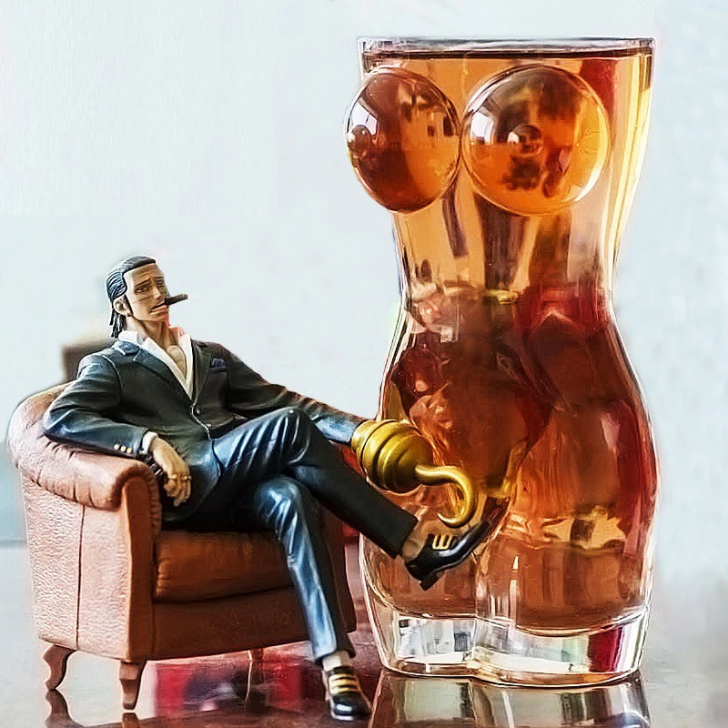 Креативный 3D сексуальный Дамский Мужской прочный двойной настенный прозрачный стакан для виски es бокал для вина Большой сундук пивная чашка 700 мл подарок для влюбленных